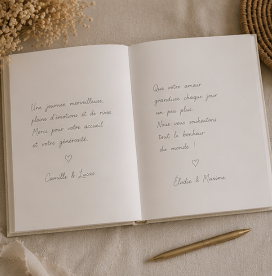 Livre d'or manuscrit – Image 3