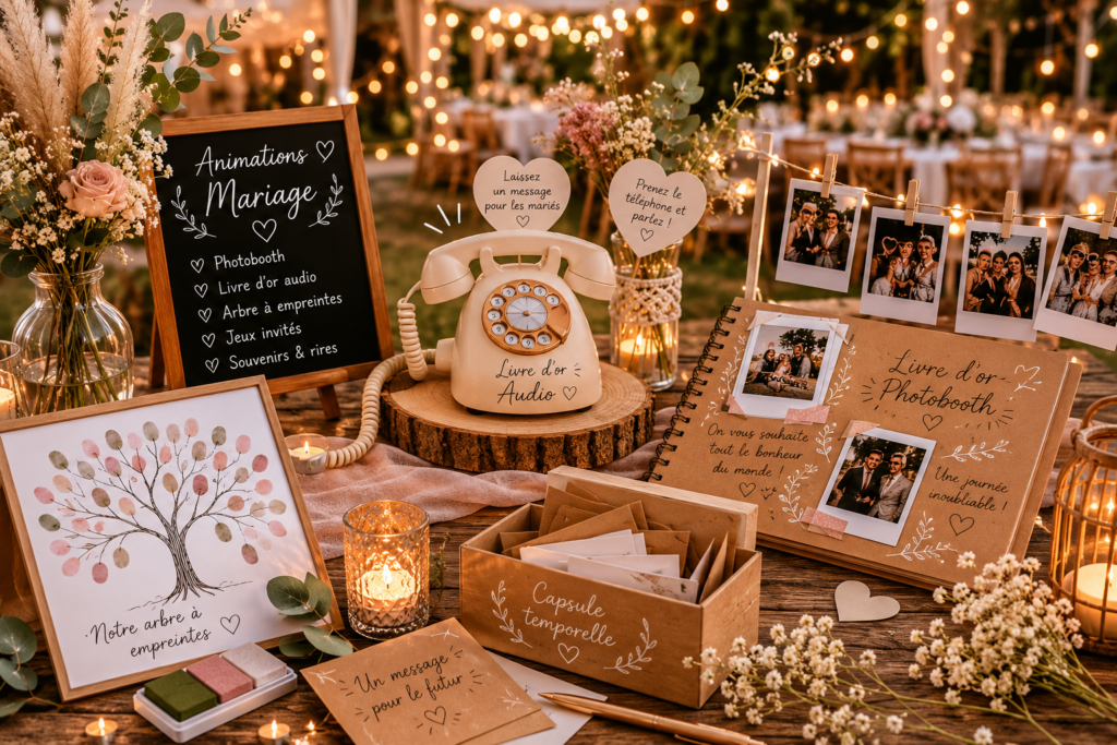 Idées d'animations pour un mariage